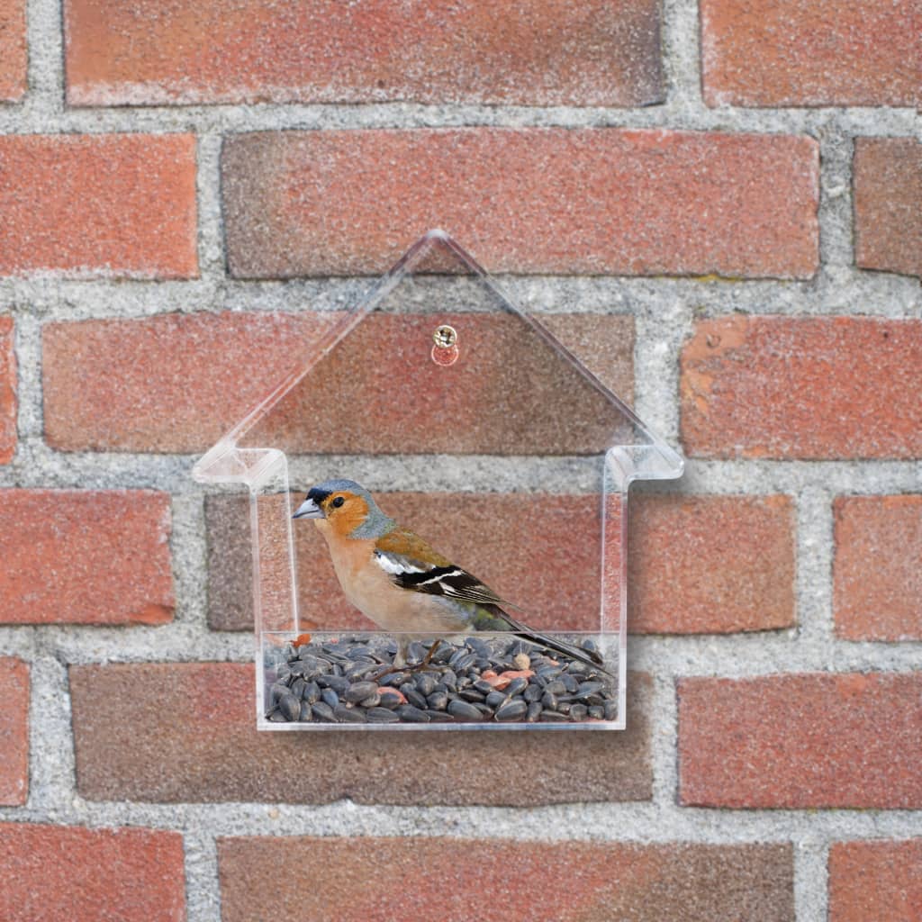 Vogelfutterhaus Acryl 15x10x15,3 cm FB370