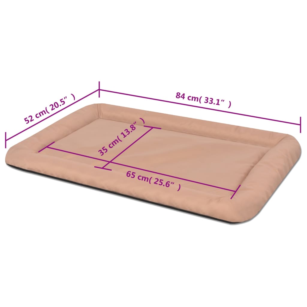 Hundebett Größe XL Beige