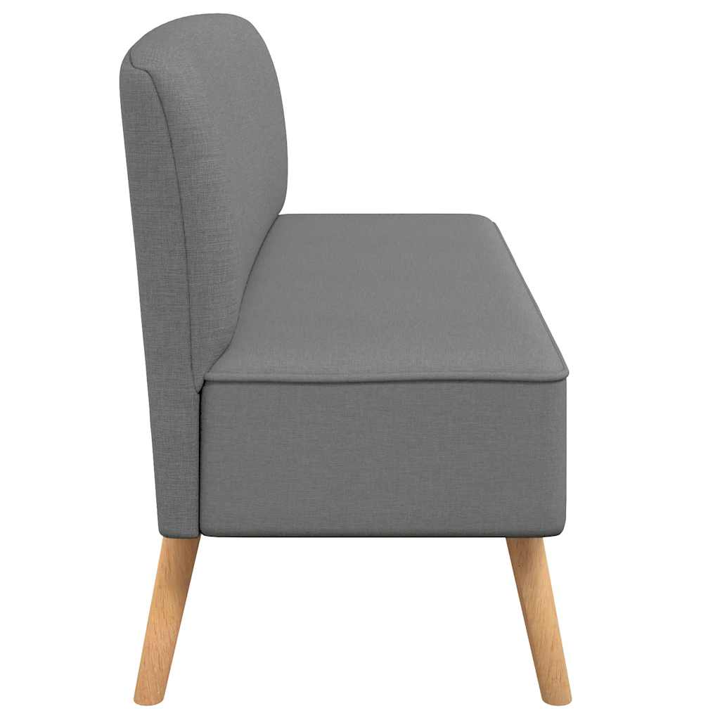 Sofa Stoff 117x55,5x77 cm Hellgrau