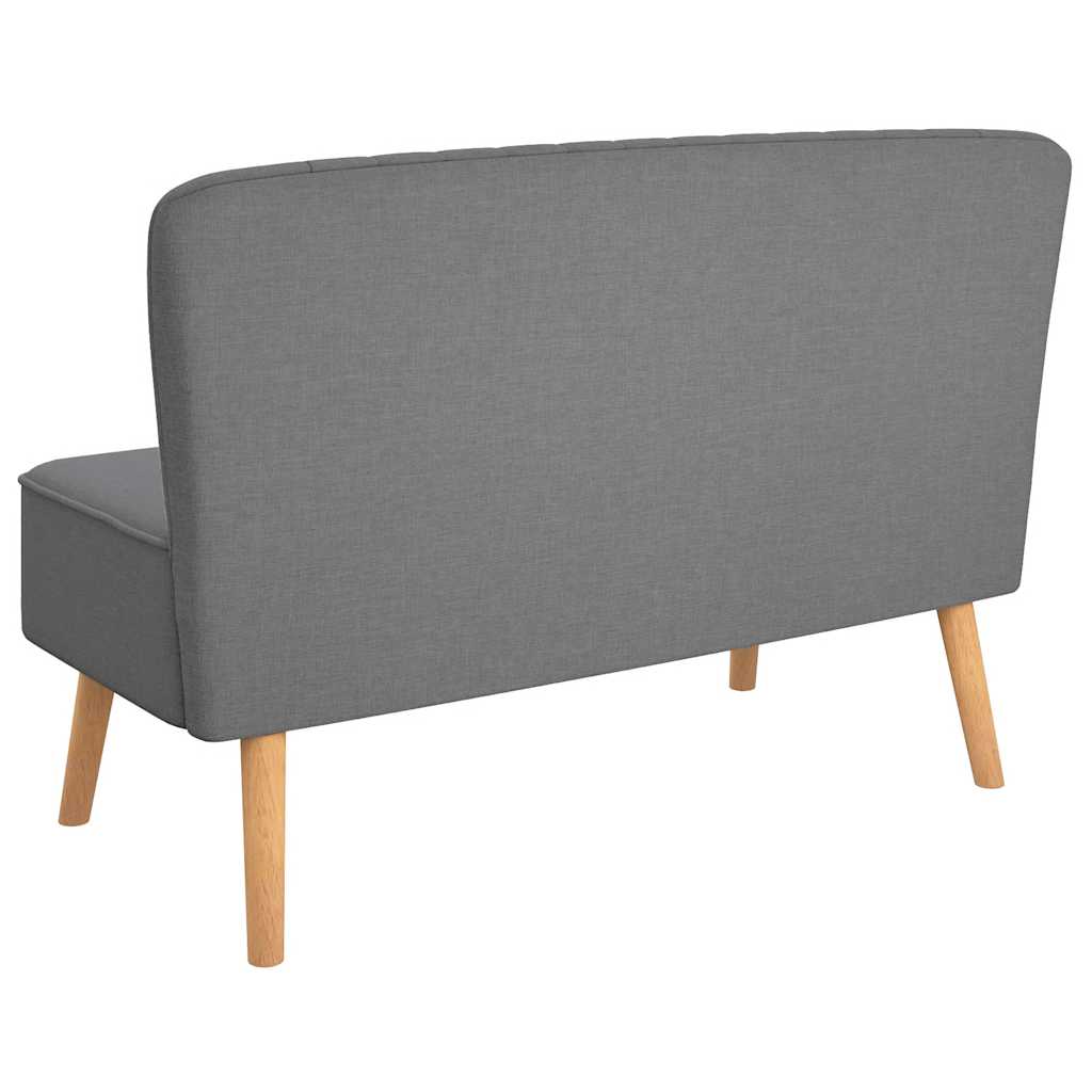 Sofa Stoff 117x55,5x77 cm Hellgrau