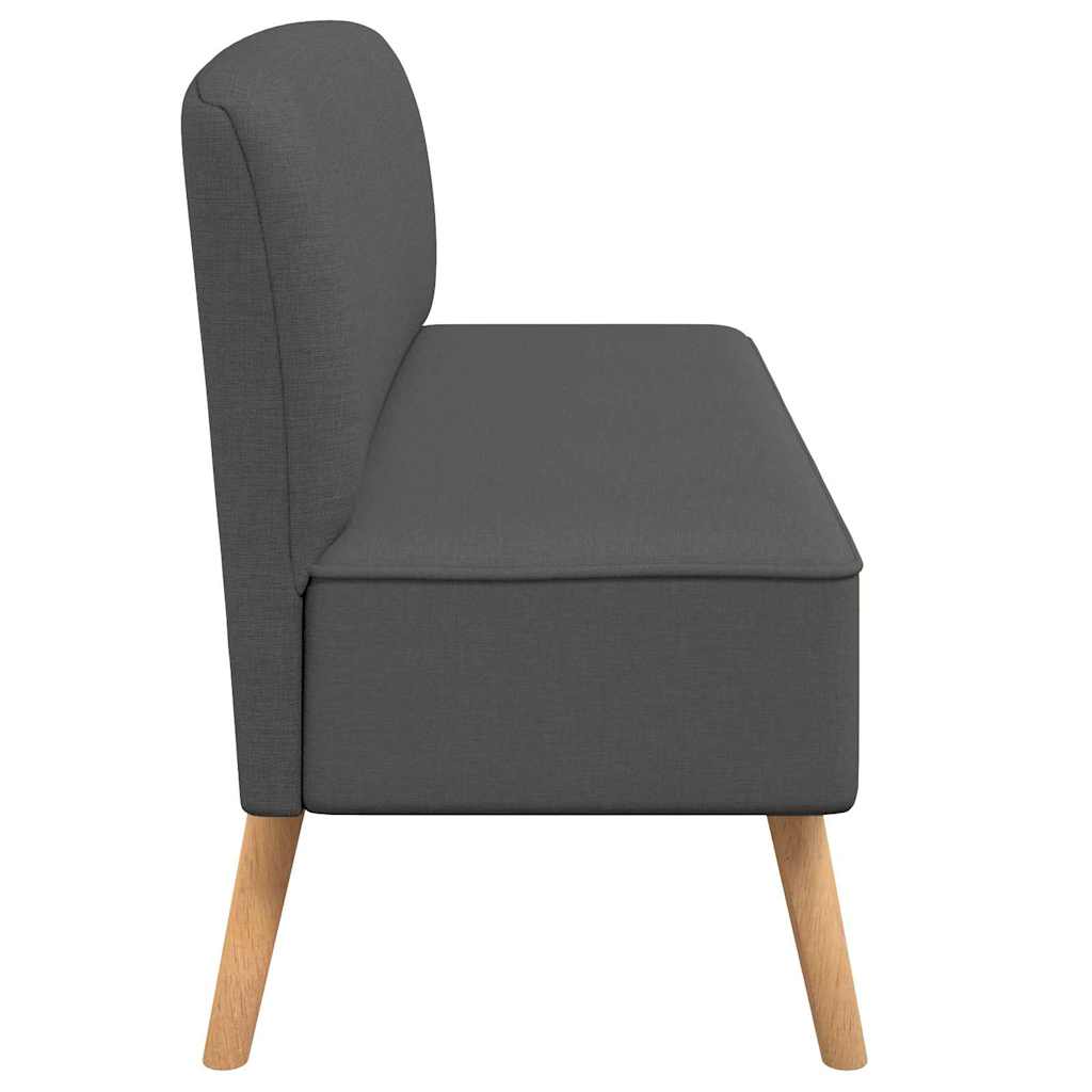 Sofa Stoff 117x55,5x77 cm Dunkelgrau