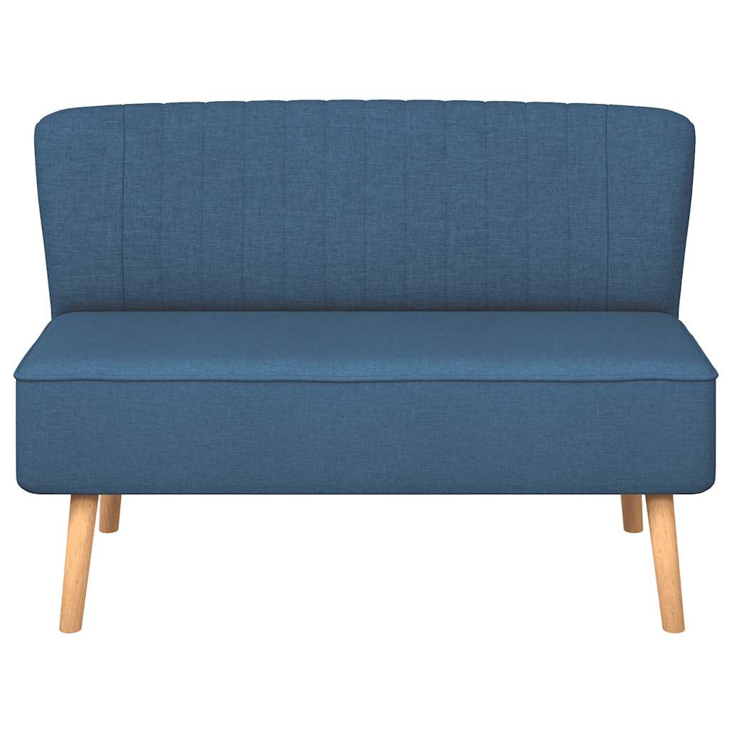 Sofa Stoff 117x55,5x77 cm Blau