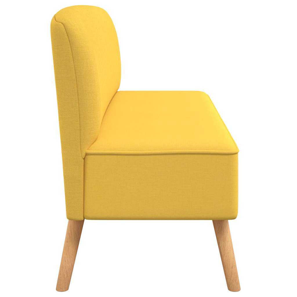 Sofa Stoff 117x55,5x77 Gelb