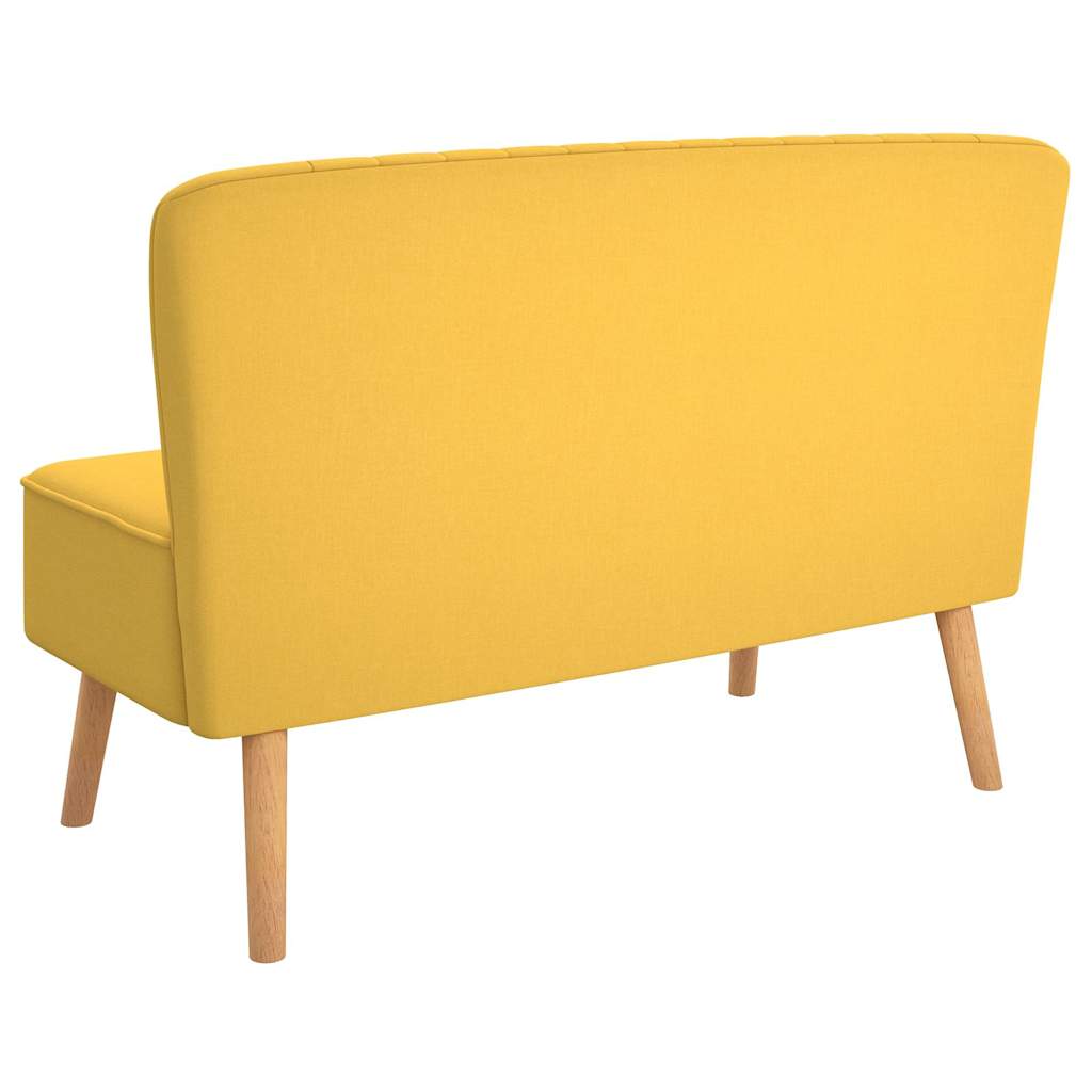 Sofa Stoff 117x55,5x77 Gelb