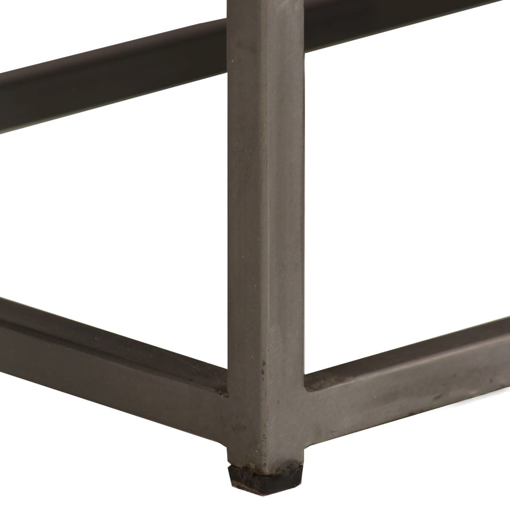 TV-Schrank Recyceltes Teakholz und Stahl 120x30x40 cm