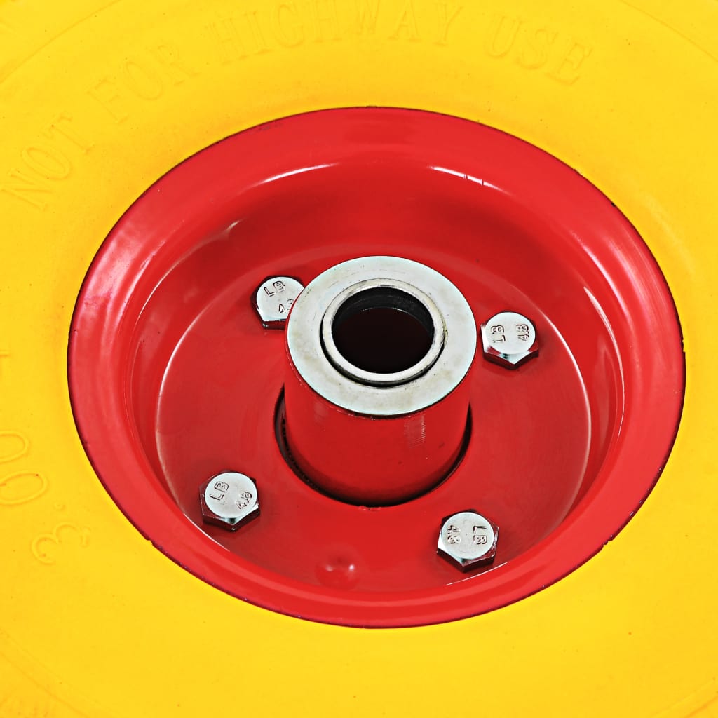 Sackkarrenräder 4 Stk. PU Vollgummireifen 3.00-4