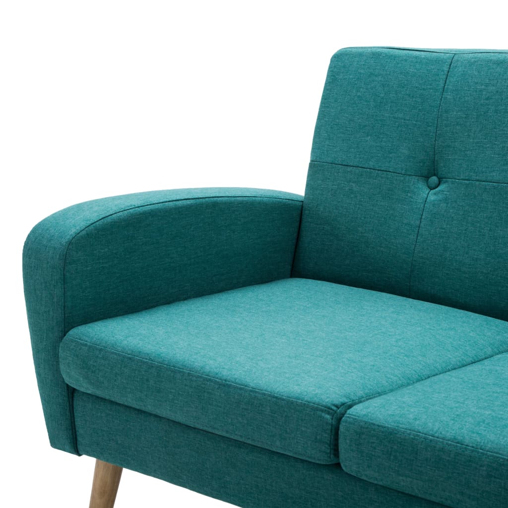 Sofa 3-Sitzer Stoff Grün
