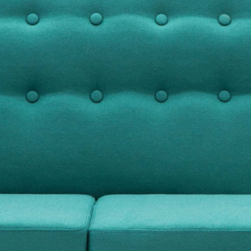 Sofa L-Form Stoff 171,5x138x81,5 cm Grün