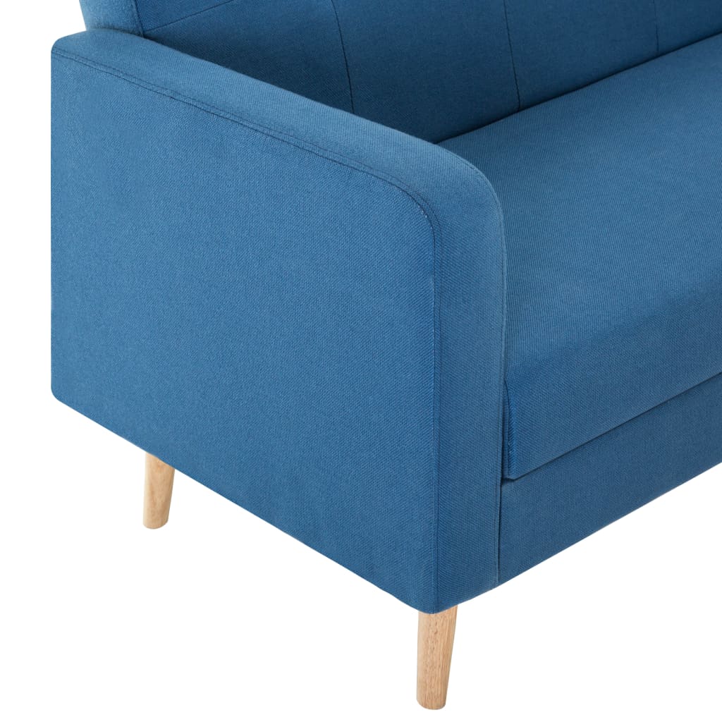 Sofa Stoff Blau