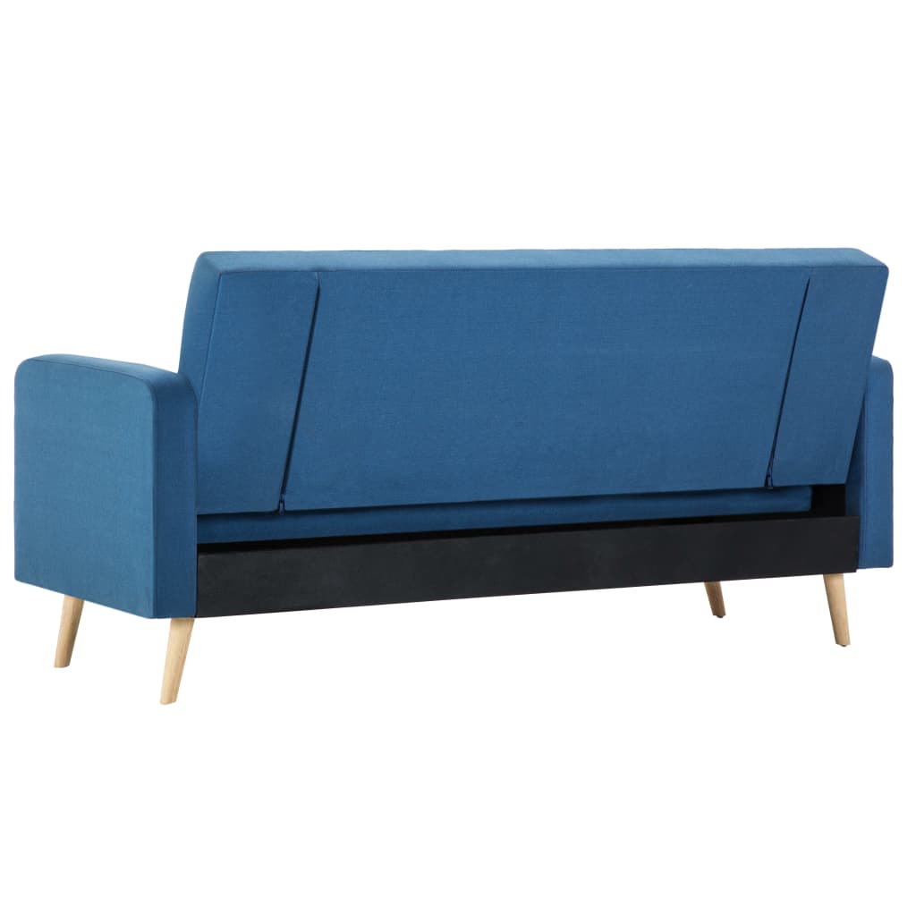 Sofa Stoff Blau