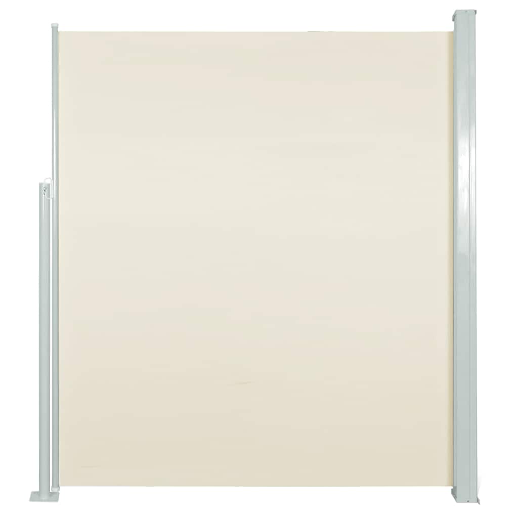 Ausziehbare Seitenmarkise 120x300 cm Creme