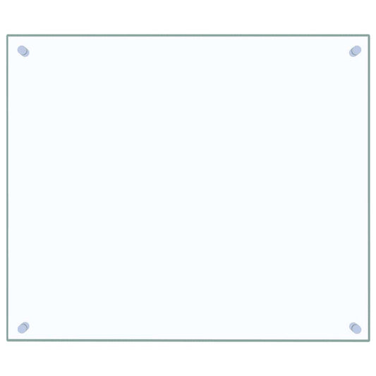 Küchenrückwand Transparent 70x60 cm Hartglas