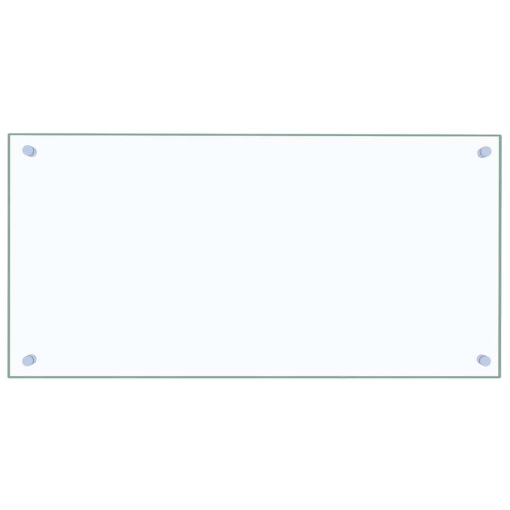 Küchenrückwand Transparent 80×40 cm Hartglas