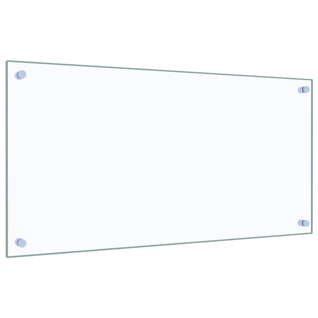 Küchenrückwand Transparent 80×40 cm Hartglas
