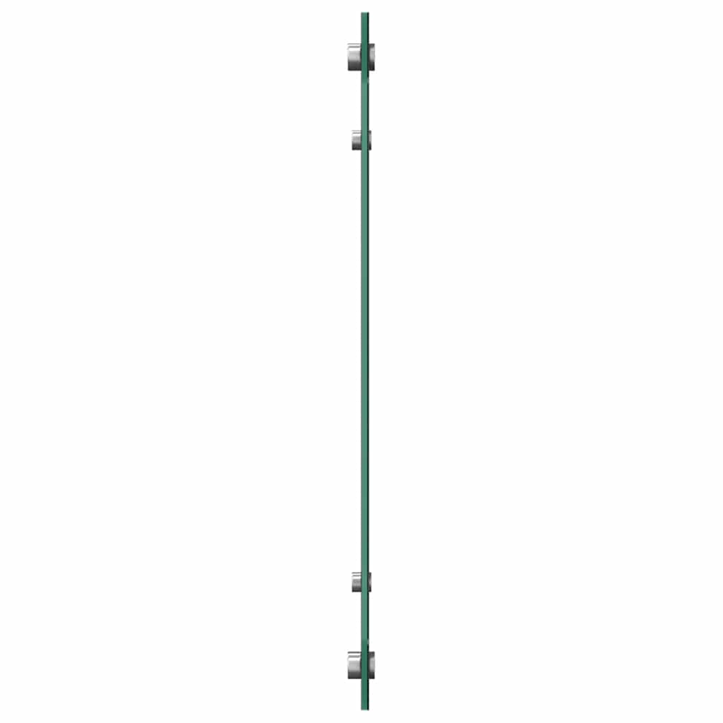 Küchenrückwand Schwarz 90x60 cm Hartglas