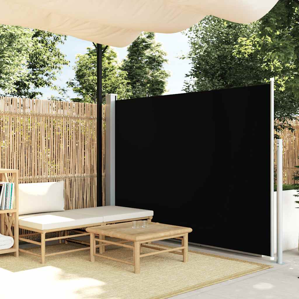 Seitenmarkise 160x300 cm Schwarz