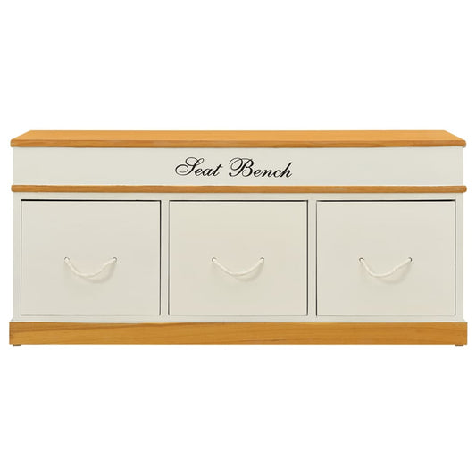 Sitzbank mit Stauraum Schuhschrank Flurbank