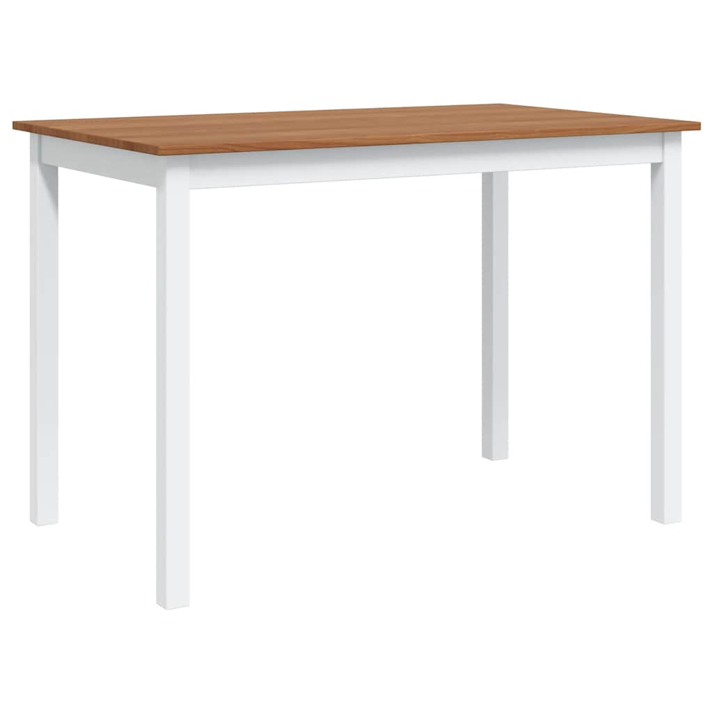 5-tlg. Essgruppe Braun und Weiß