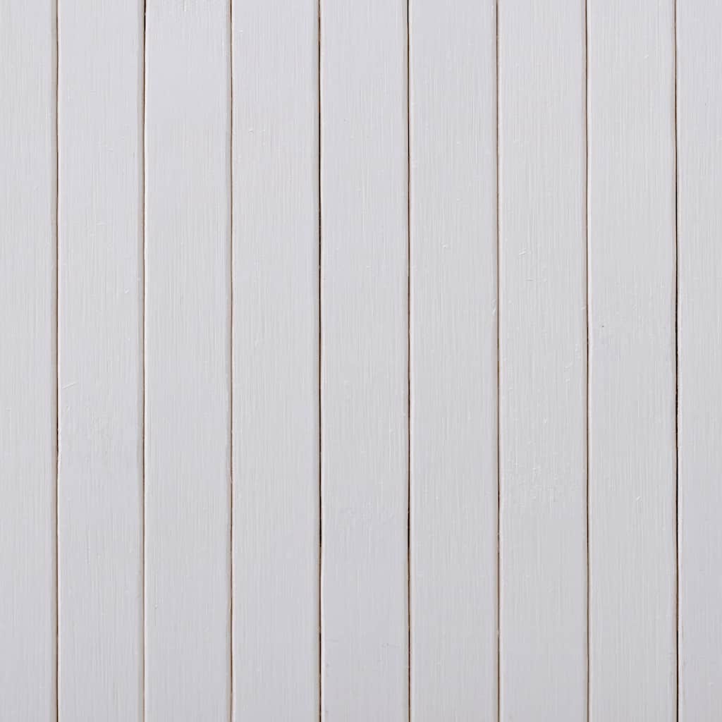 Raumteiler Bambus Weiß 250×165 cm
