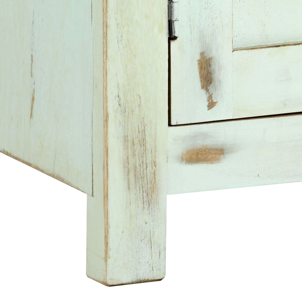 Sideboard Hellblau 110x35x70 cm Massivholz Mango