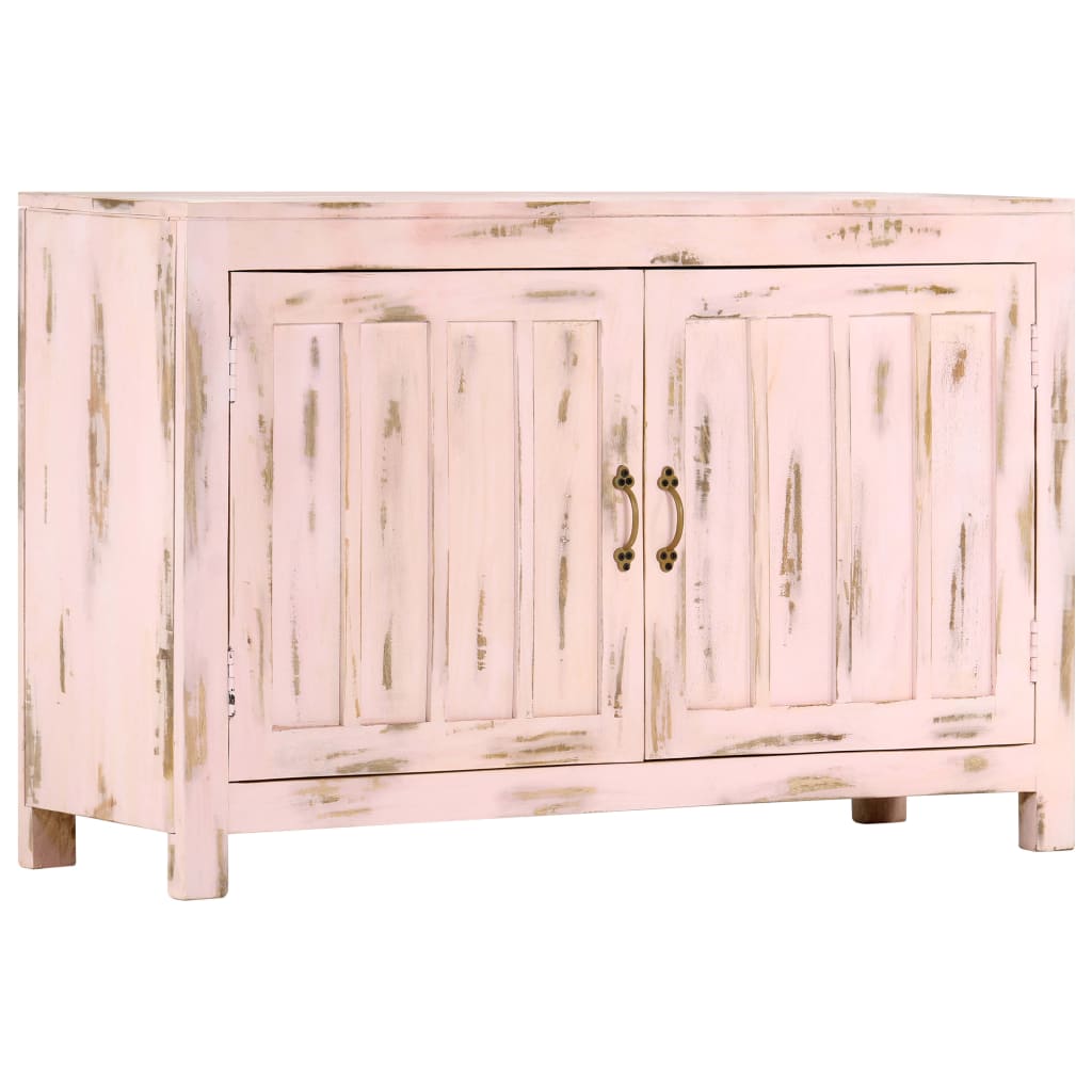 Sideboard Hellrosa 110x35x70 cm Massivholz Mango