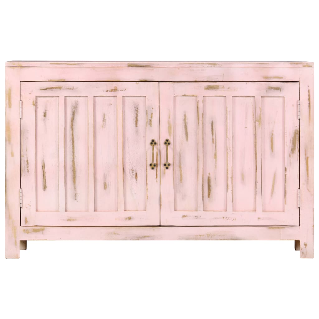 Sideboard Hellrosa 110x35x70 cm Massivholz Mango