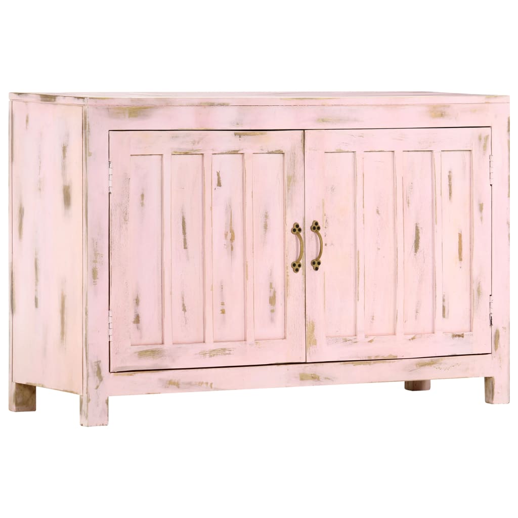 Sideboard Hellrosa 110x35x70 cm Massivholz Mango