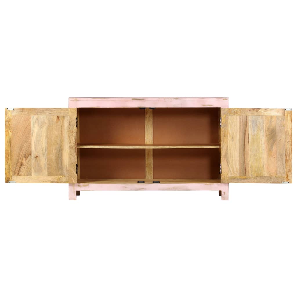 Sideboard Hellrosa 110x35x70 cm Massivholz Mango