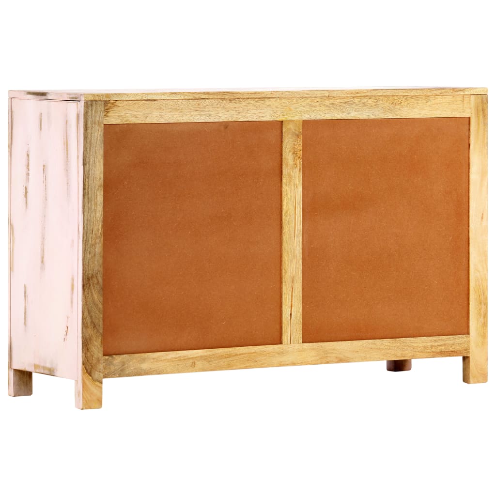 Sideboard Hellrosa 110x35x70 cm Massivholz Mango
