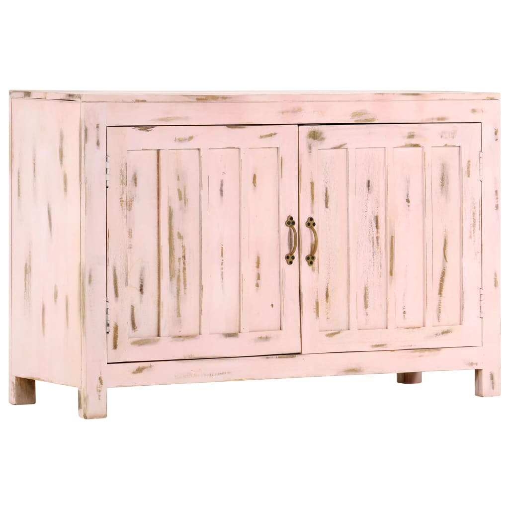 Sideboard Hellrosa 110x35x70 cm Massivholz Mango