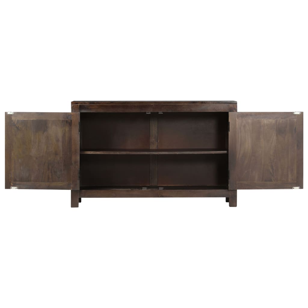 Sideboard mit Schnitzereien 110x35x70 cm Massivholz Mango