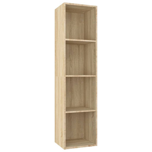 Bücherregal/TV-Schrank Sonoma-Eiche 36x30x143 cm Holzwerkstoff