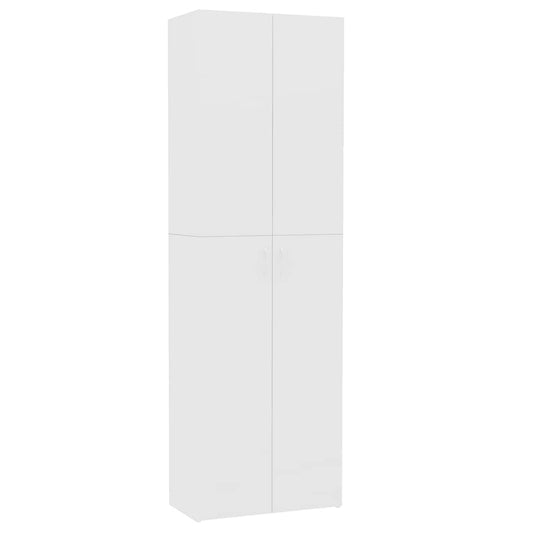 TV-Schrank Weiß 60x32x190 cm Holzwerkstoff