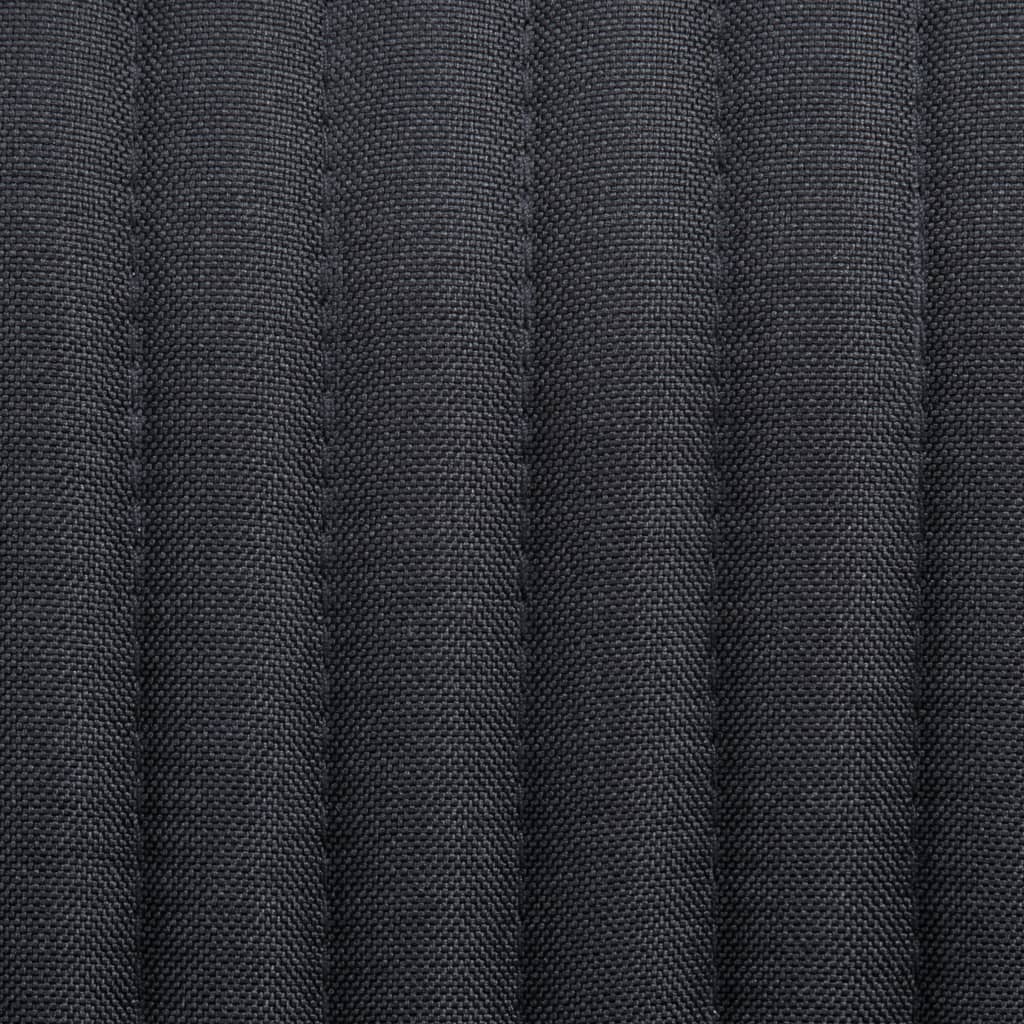 Esszimmerstühle 4 Stk. Schwarz Stoff