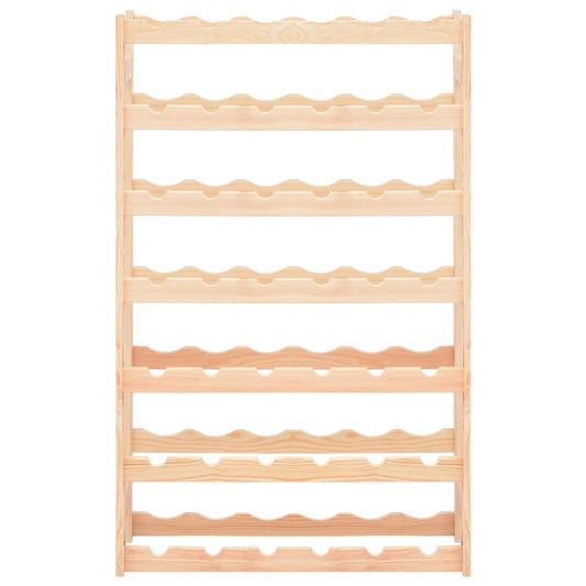 Weinregal für 42 Flaschen Kiefernholz