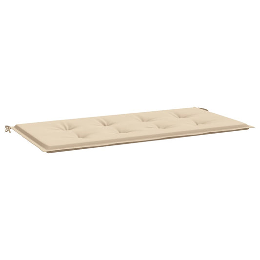 Gartenbank-Auflage Beige 120x50x4 cm Oxford-Gewebe
