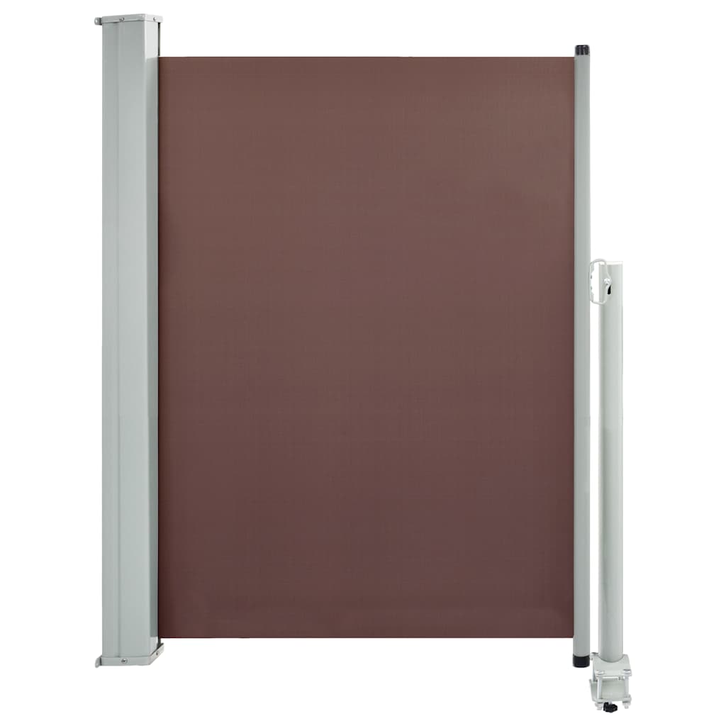 Ausziehbare Seitenmarkise 100x300 cm Braun