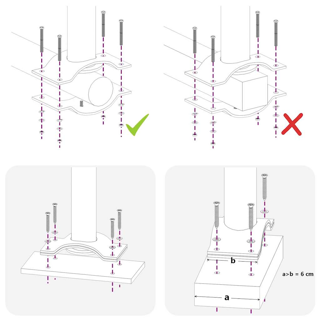 Ausziehbare Seitenmarkise 60×300 cm Grau