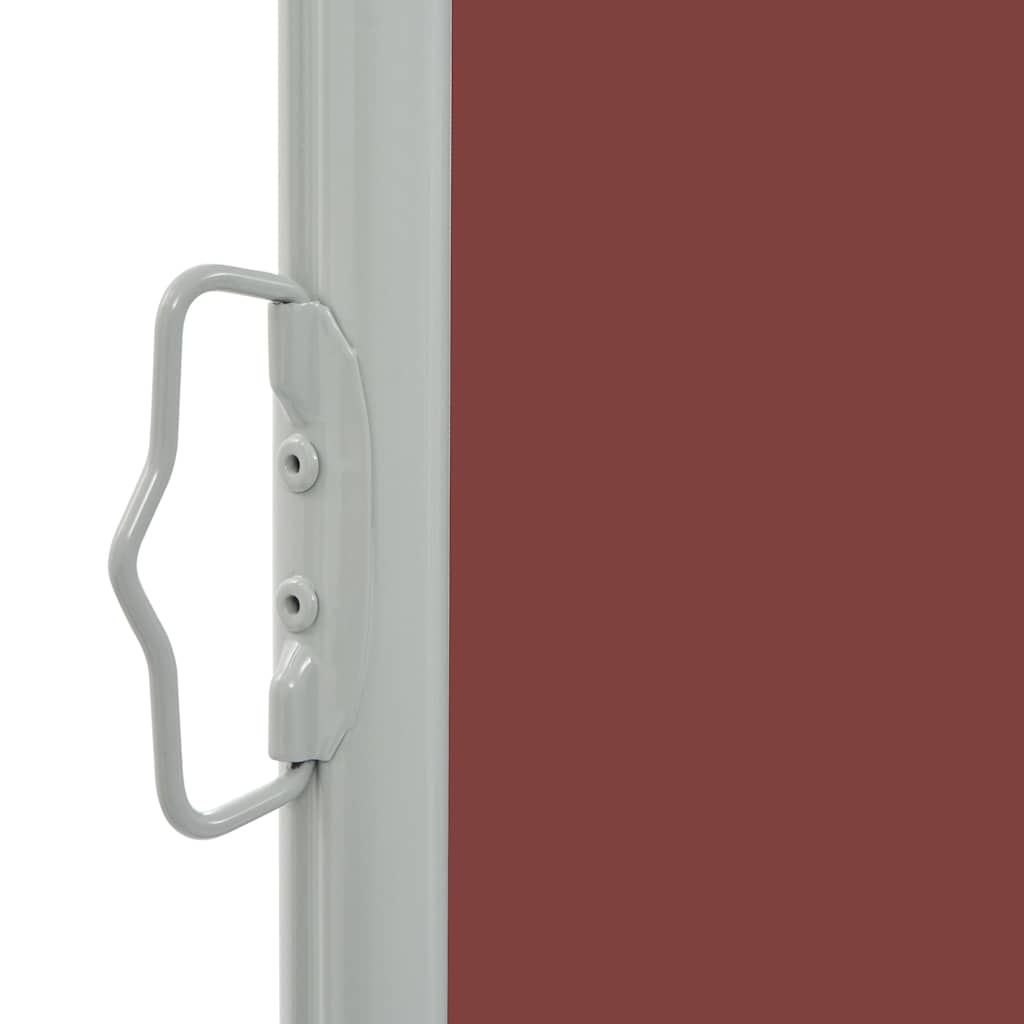 Ausziehbare Seitenmarkise 80×300 cm Braun