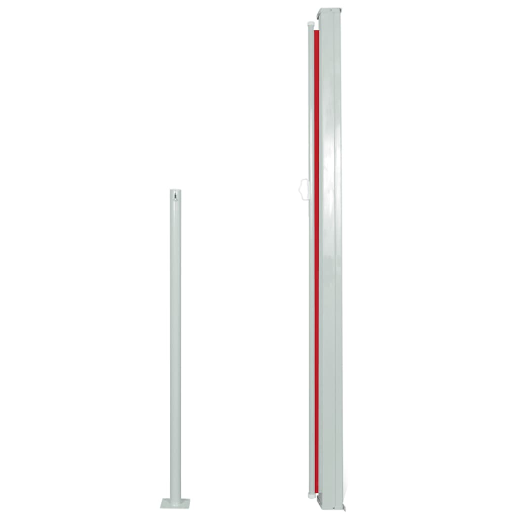 Ausziehbare Seitenmarkise 170×300 cm Rot