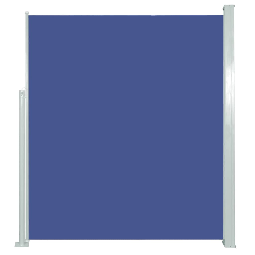 Ausziehbare Seitenmarkise 120×500 cm Blau