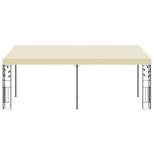 Wand-Pavillon 6x3x2,5 m Cremeweiß