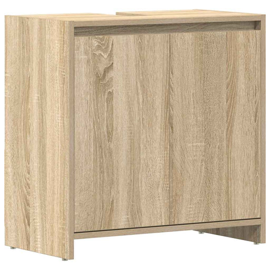 Badezimmerschrank Sonoma-Eiche 60x33x61 cm Holzwerkstoff