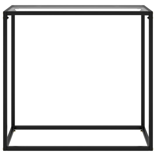 Konsolentisch Transparent 80x35x75 cm Hartglas