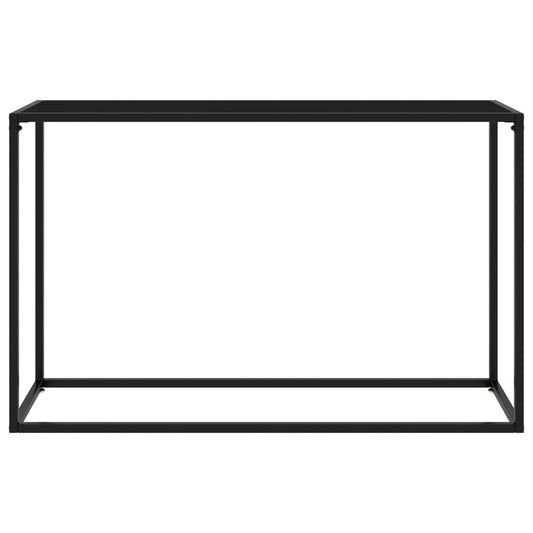 Konsolentisch Schwarz 120x35x75 cm Hartglas