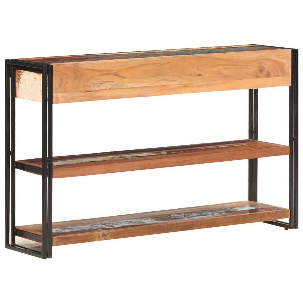 Sideboard 120x30x75 cm Recyceltes Massivholz