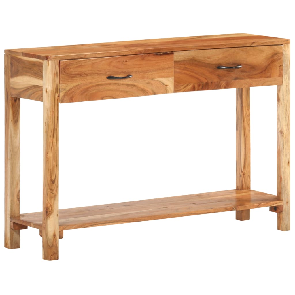 Sideboard 110x30x75 cm Massivholz Akazie