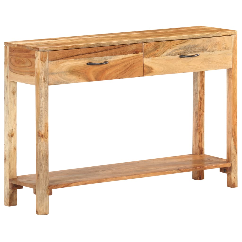 Sideboard 110x30x75 cm Massivholz Akazie