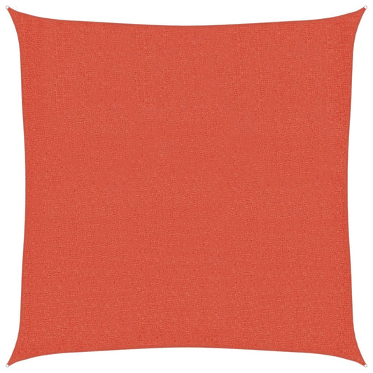 Sonnensegel 160 g/m² Quadratisch Terrakottarot 2,5x2,5 m HDPE