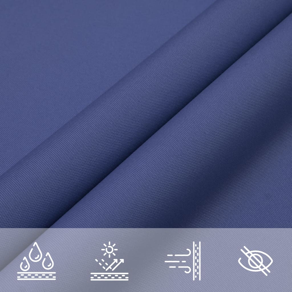 Sonnensegel Oxford-Gewebe Rechteckig 5x6 m Blau